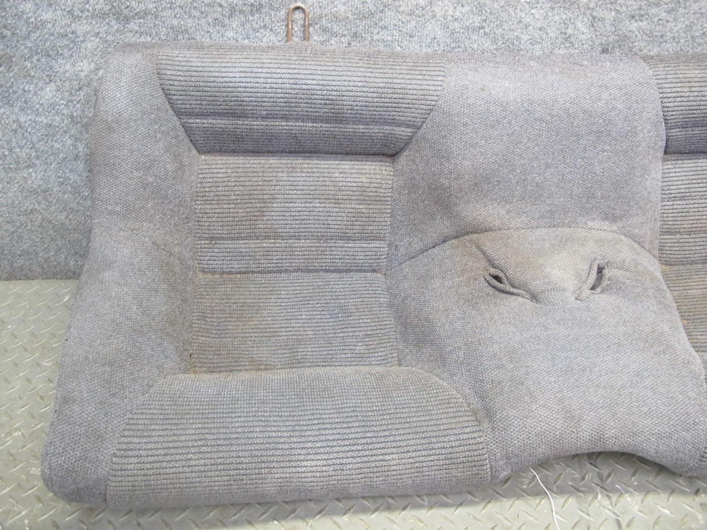 90-96 Nissan Z32 300ZX 2+2 Rear Seat Upper & Lower Cloth Cushion Gray OEM