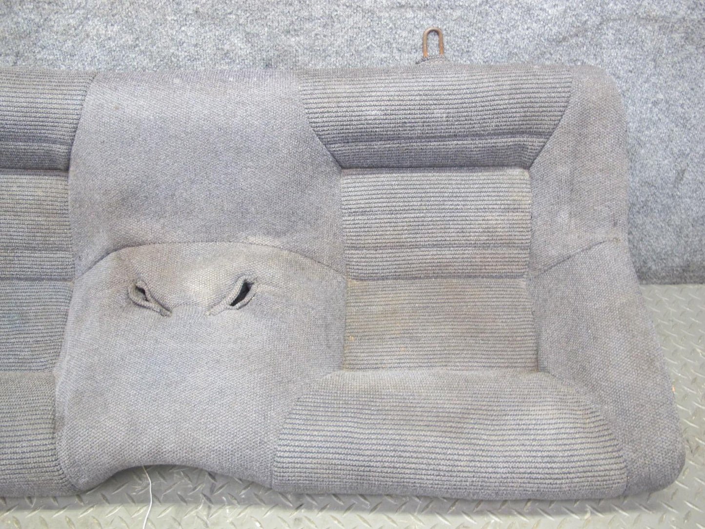 90-96 Nissan Z32 300ZX 2+2 Rear Seat Upper & Lower Cloth Cushion Gray OEM
