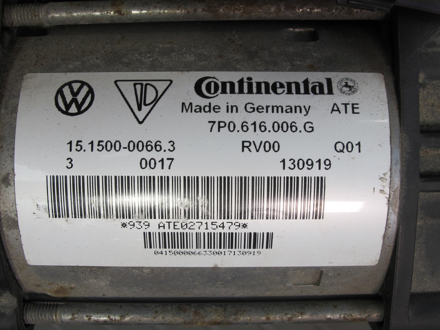 2011-2018 Porsche Cayenne 958 Air Suspension Compressor Pump Motor 7P0616006G