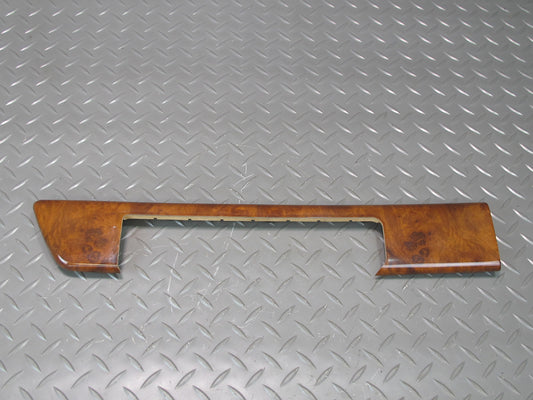 86-91 Mercedes W126 560SEL Center Set of 4 Door Wood Trim Bezel Cover Panel OEM