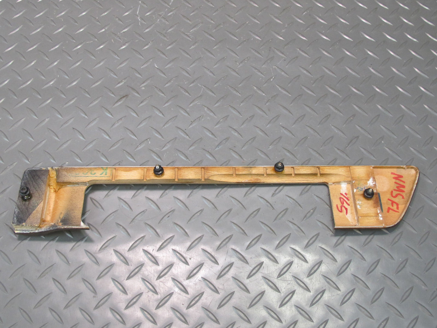 86-91 Mercedes W126 560SEL Center Set of 4 Door Wood Trim Bezel Cover Panel OEM