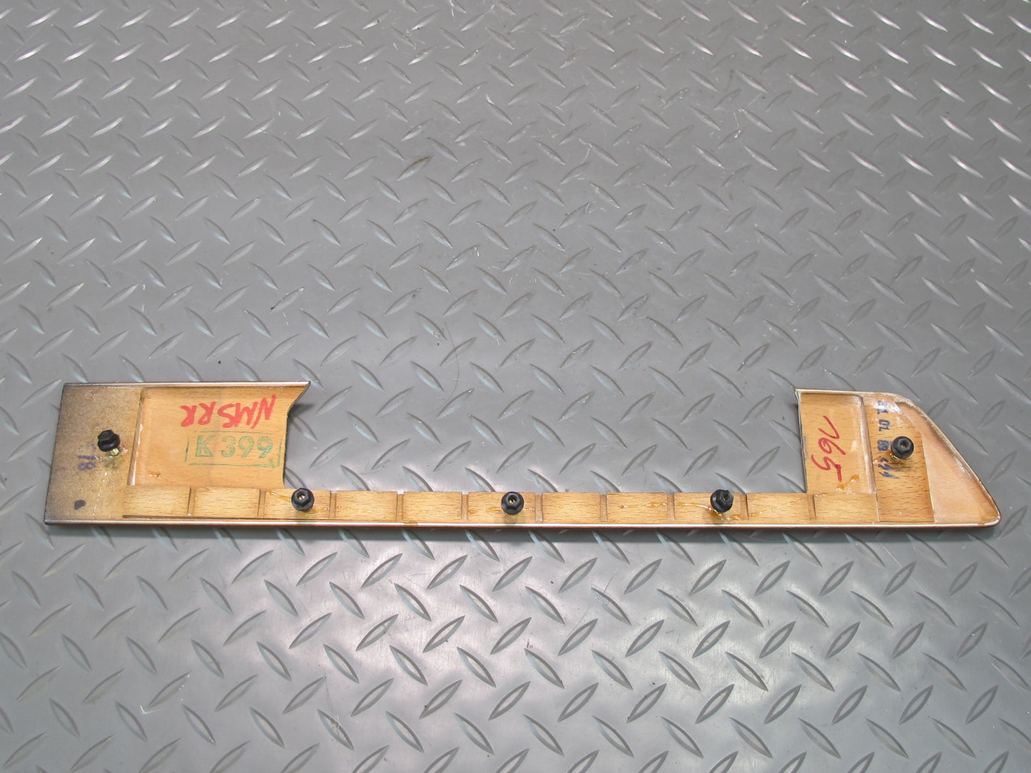 86-91 Mercedes W126 560SEL Center Set of 4 Door Wood Trim Bezel Cover Panel OEM