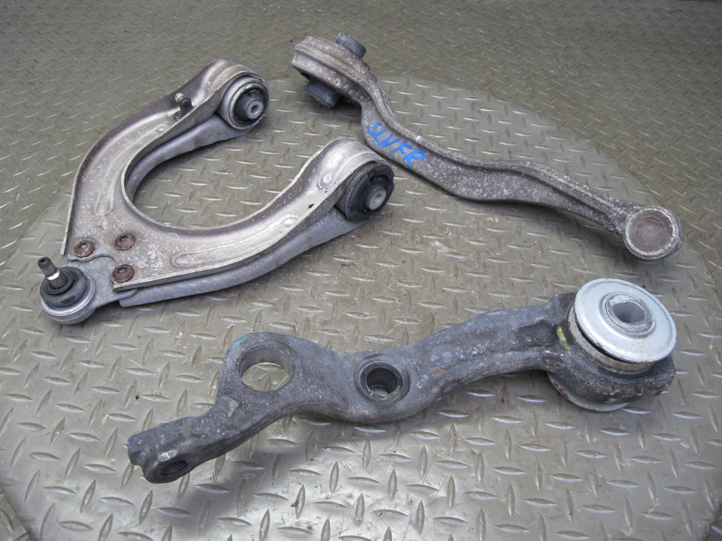 03-08 Mercedes R230 Sl-class Set of 3 Front Right Upper & Lower Control Arm OEM