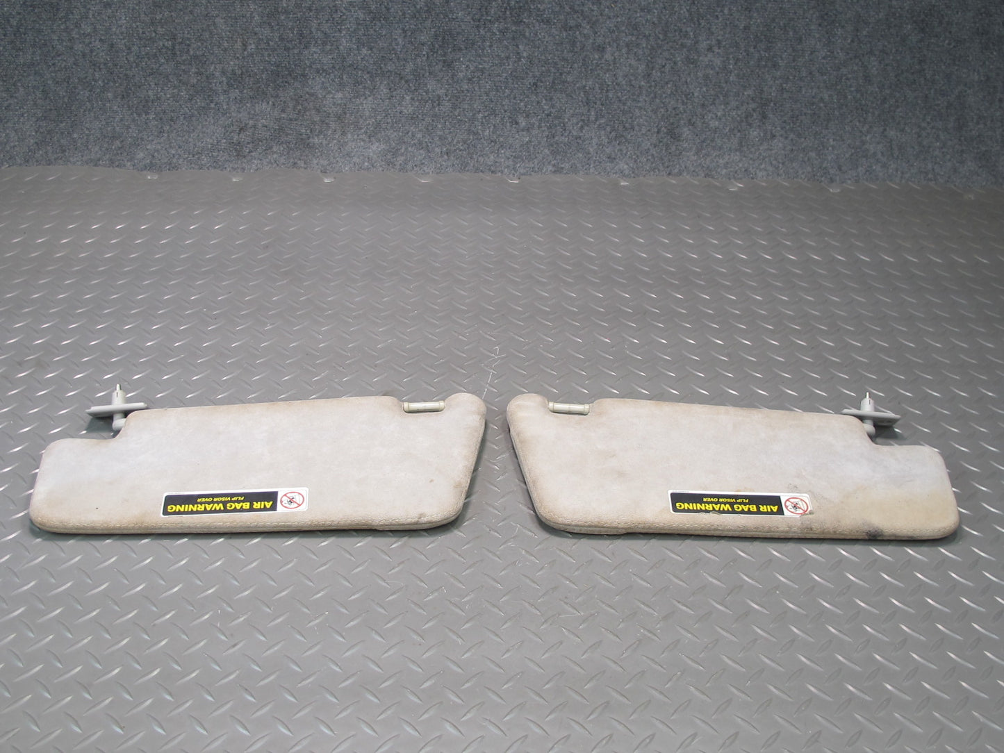 03-06 Mercedes R230 Sl-class Set of 2 Front Left & Right Sun Visor OEM