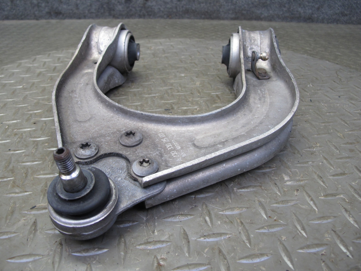 03-08 Mercedes R230 Sl-class Set of 3 Front Left Upper & Lower Control Arm OEM