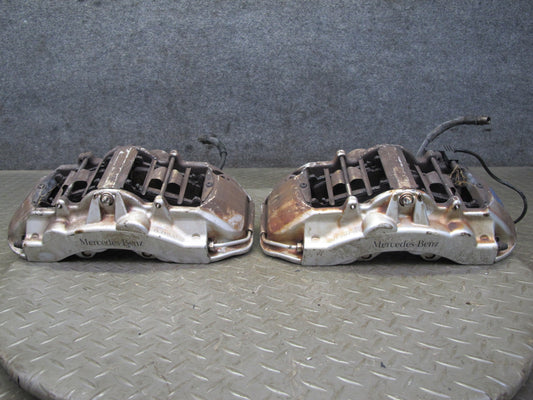 03-06 Mercedes R230 SL600 Set of 2 Front Left & Right Brembo Brake Caliper OEM