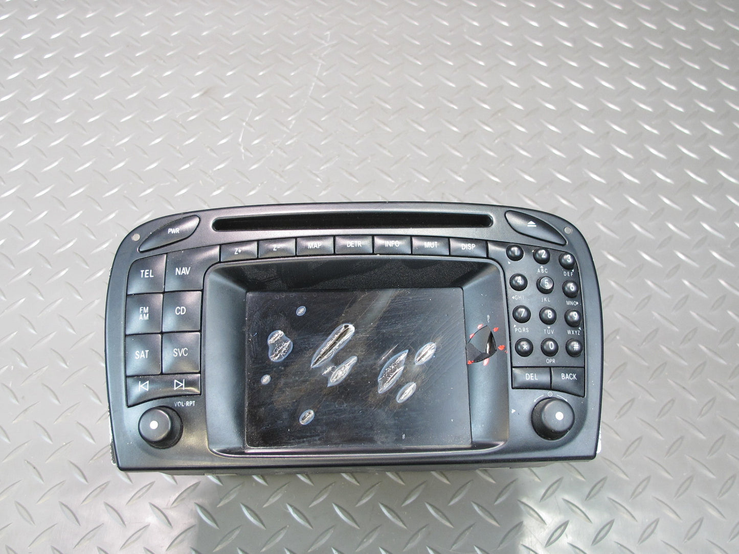 03-04 Mercedes R230 Sl-class GPS Navi Radio CD Player Receiver Head Unit OEM