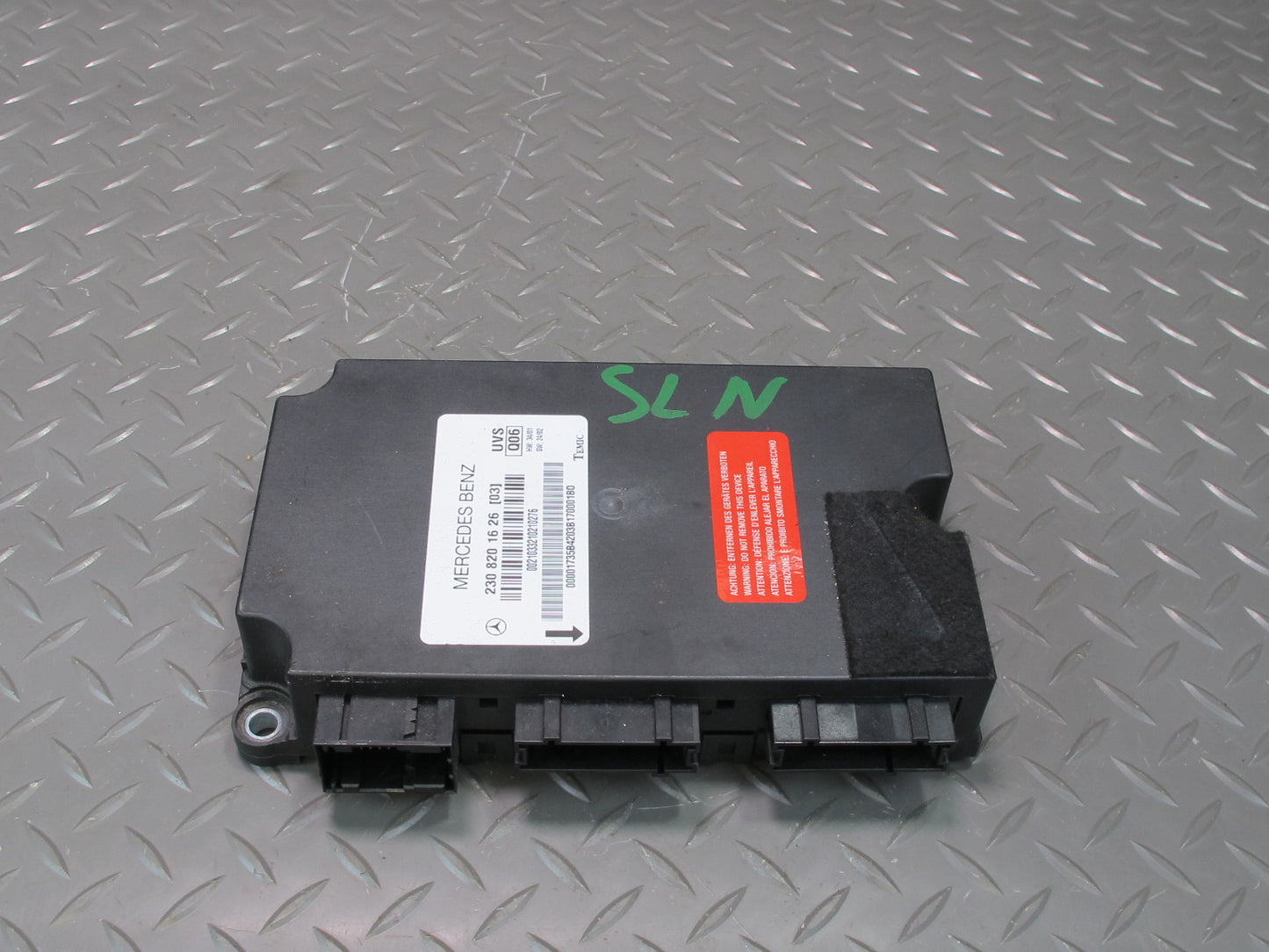 03-08 Mercedes R230 Sl-class Convertible TOP Roof Control Module 2308201626 OEM