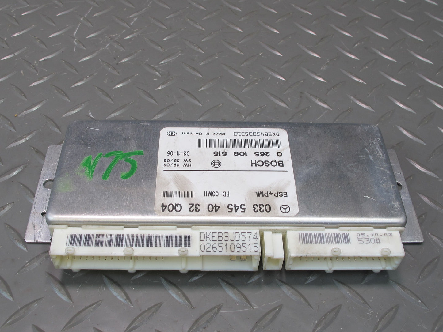 03-06 Mercedes R230 Sl-class Anti Lock Brake ABS Pump Module 0335454032 OEM