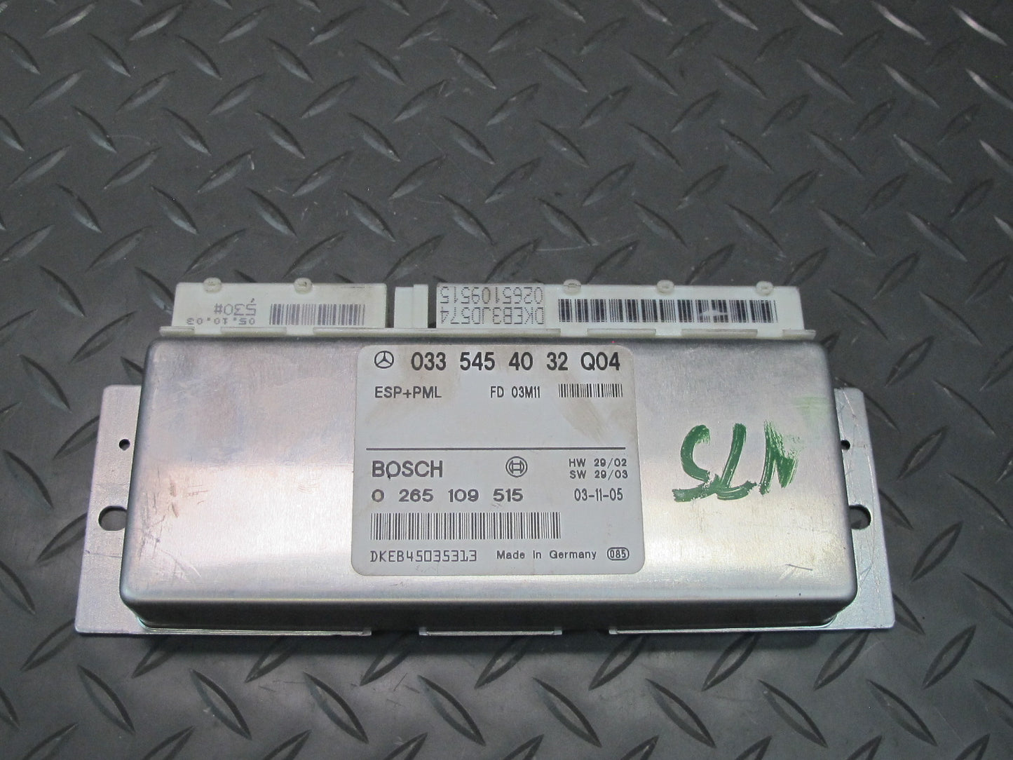 03-06 Mercedes R230 Sl-class Anti Lock Brake ABS Pump Module 0335454032 OEM