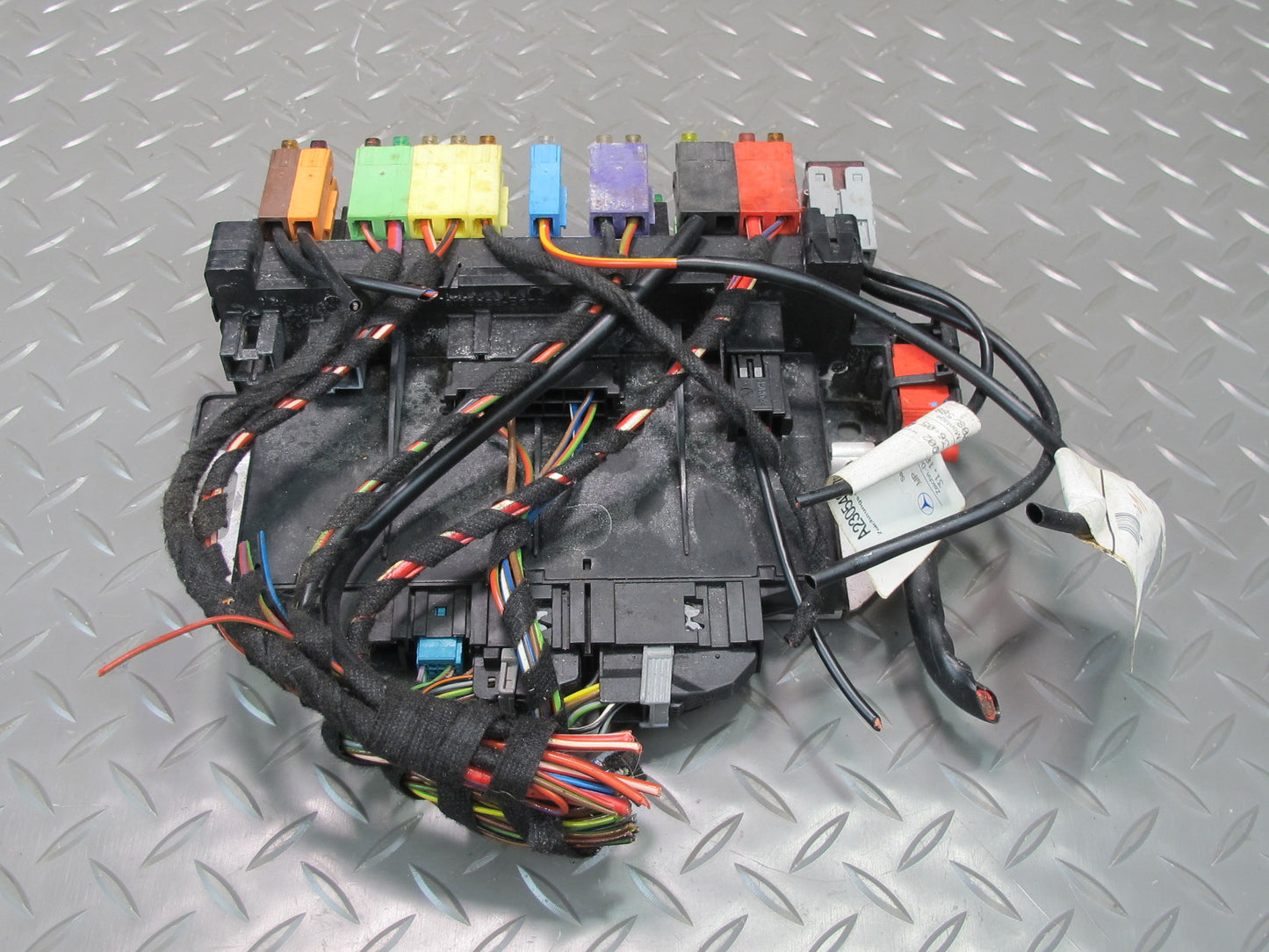 03-12 Mercedes R230 Sl-class Rear SAM Fuse Relay Box Module 0345456232 OEM