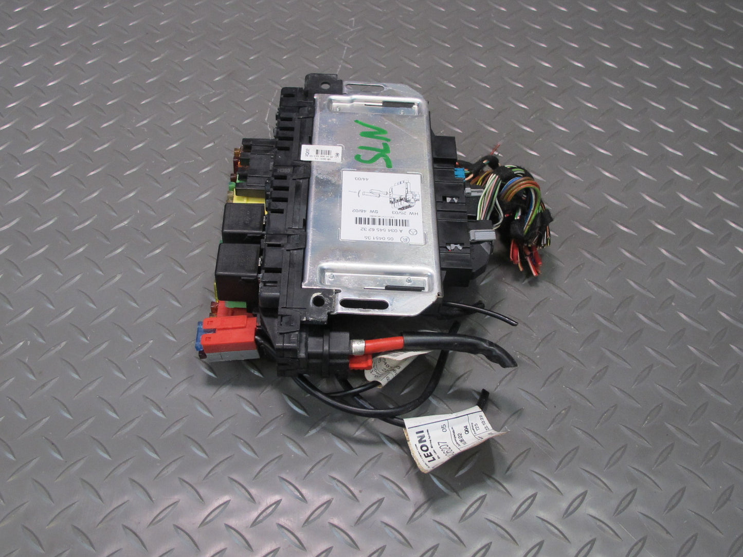 03-12 Mercedes R230 Sl-class Rear SAM Fuse Relay Box Module 0345456232 OEM