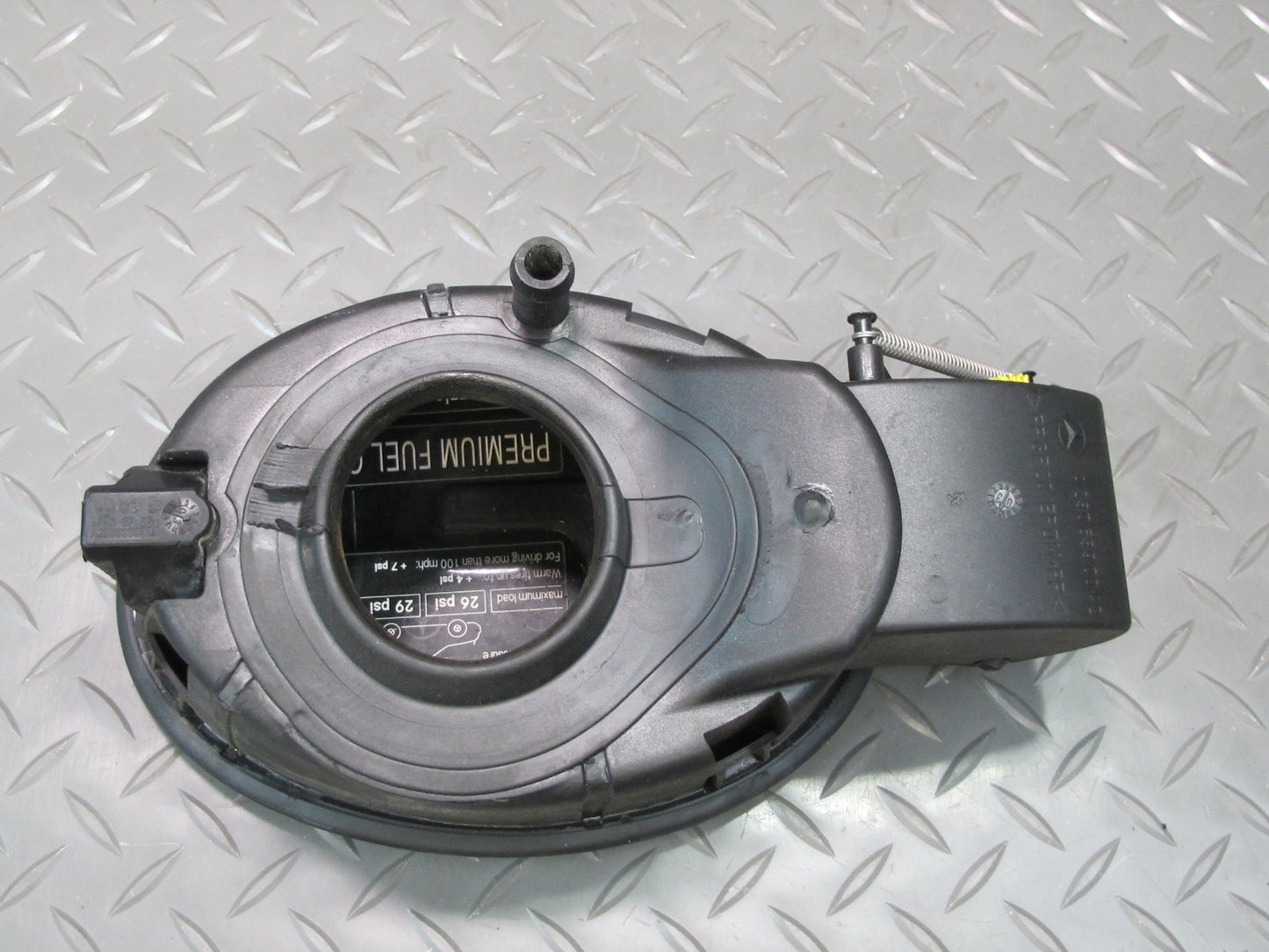 03-06 Mercedes R230 Fuel Tank Filler Door Lid Cover w Hinge OEM