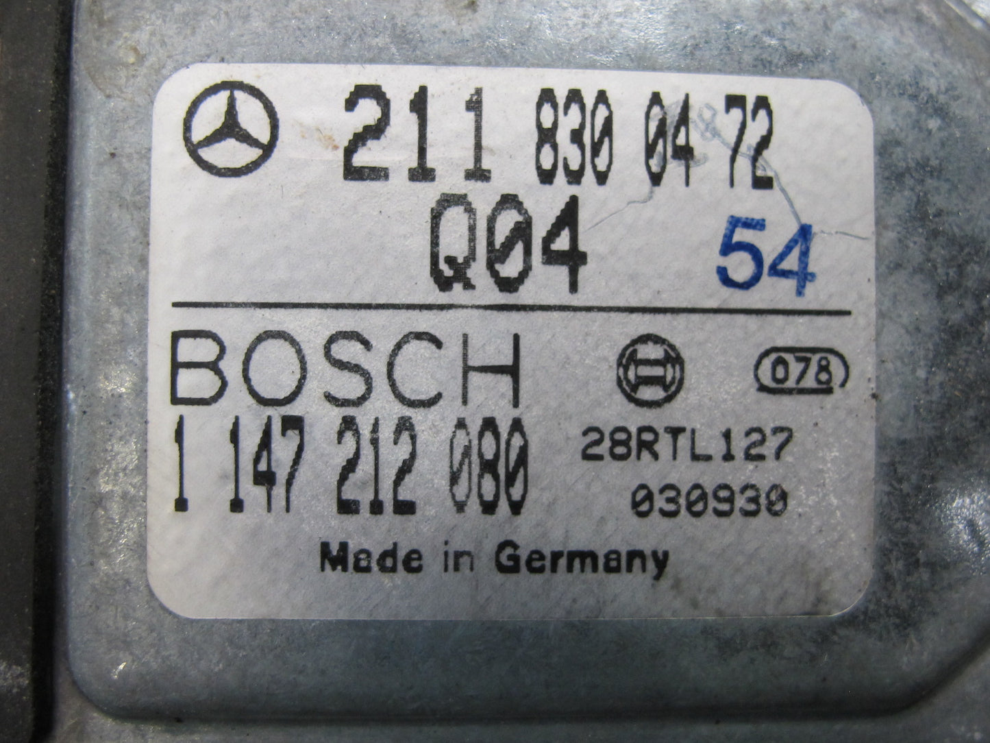 03-08 Mercedes R230 Sl-class Air Pollution  Quality Sensor Module 2118300472 OEM