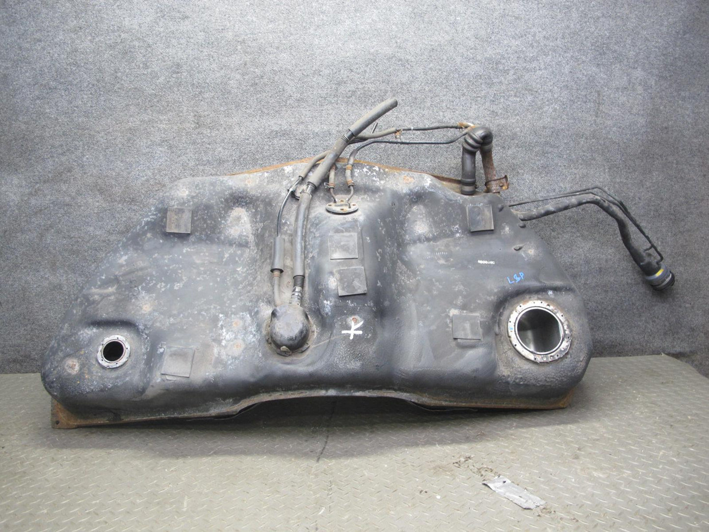 01-05 Lexus UCF30L LS430 Gas Fuel Tank Filler Neck Heat Shield Assembly 83k OEM