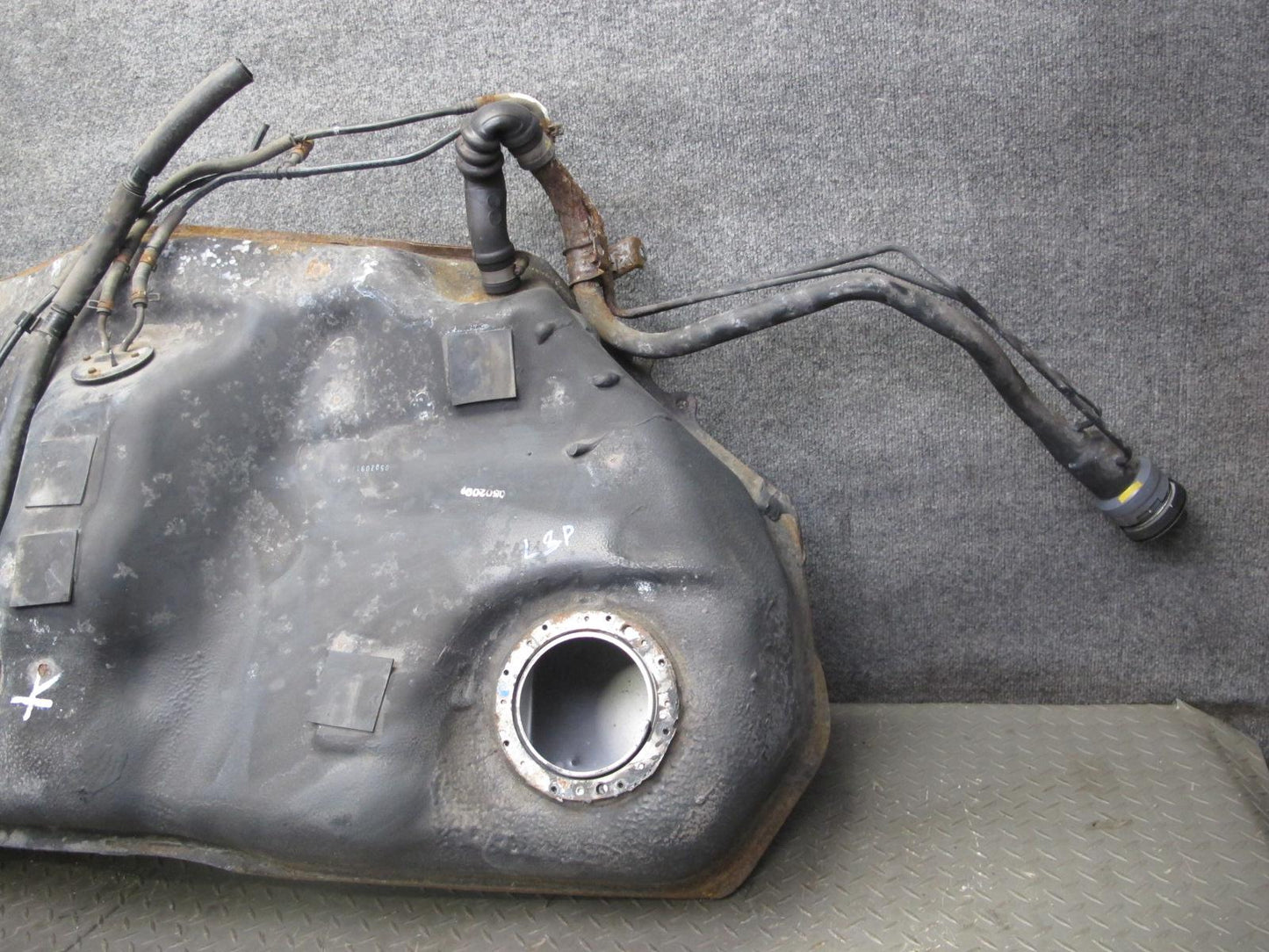 01-05 Lexus UCF30L LS430 Gas Fuel Tank Filler Neck Heat Shield Assembly 83k OEM