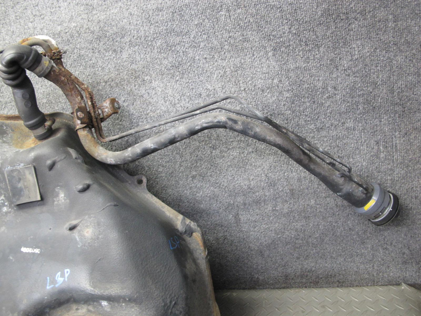 01-05 Lexus UCF30L LS430 Gas Fuel Tank Filler Neck Heat Shield Assembly 83k OEM