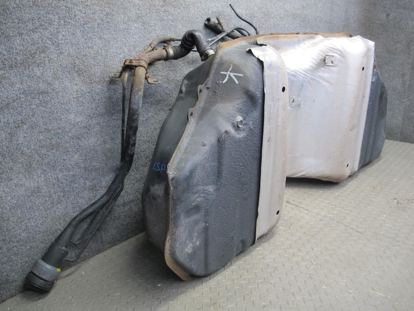 01-05 Lexus UCF30L LS430 Gas Fuel Tank Filler Neck Heat Shield Assembly 83k OEM