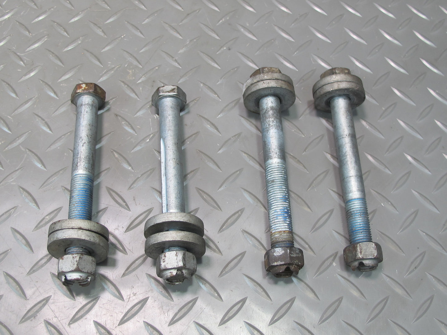 03-12 Mercedes R230 SL Set of 4 Suspension Eccentric Adjust Camber Bolt OEM