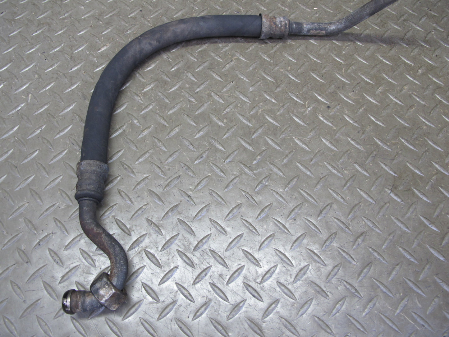 81-85 Mercedes W123 300D OM617 Set of 2 Engine Oil Cooler Hose Pipe Line OEM