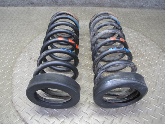 77-85 Mercedes W123 300D Sedan Rear Left & Right Suspension Coil Spring Set OEM