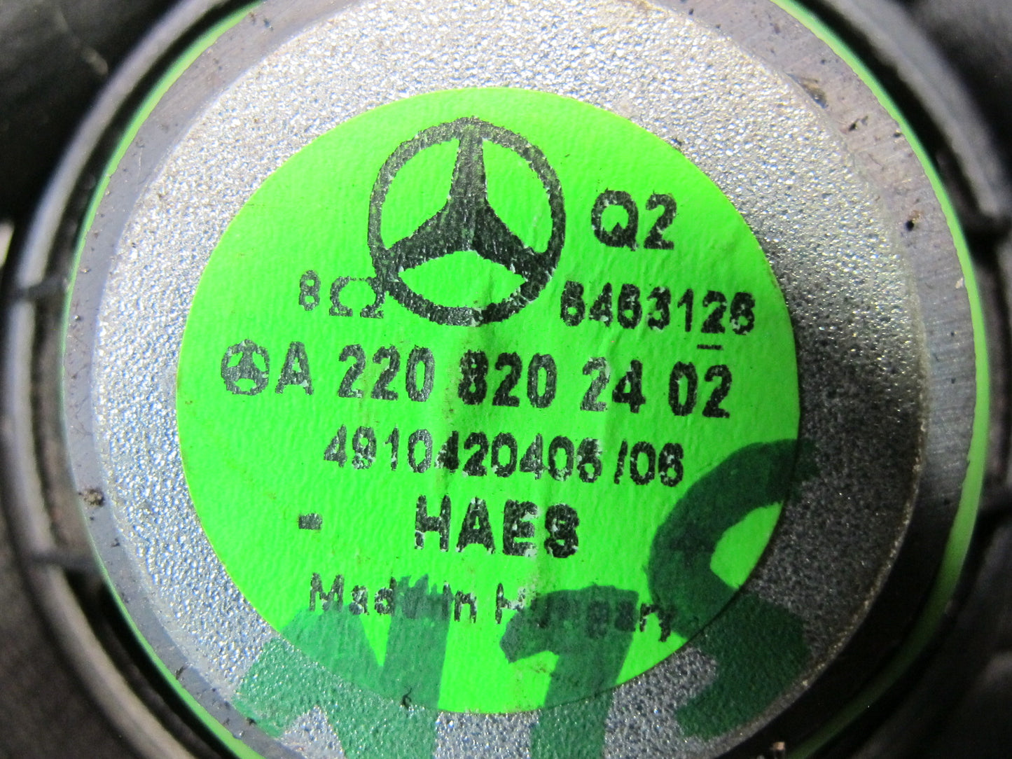 03-08 Mercedes R230 Sl-class Set of 2 Left & Right Speaker 2208202402 OEM