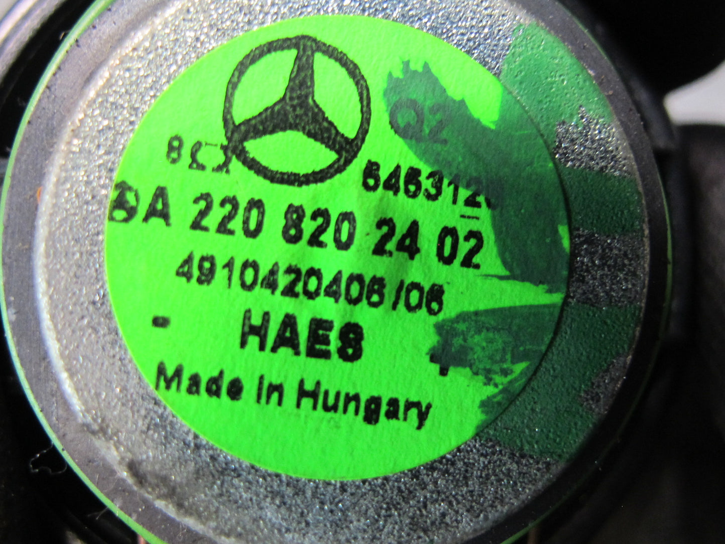 03-08 Mercedes R230 Sl-class Set of 2 Left & Right Speaker 2208202402 OEM