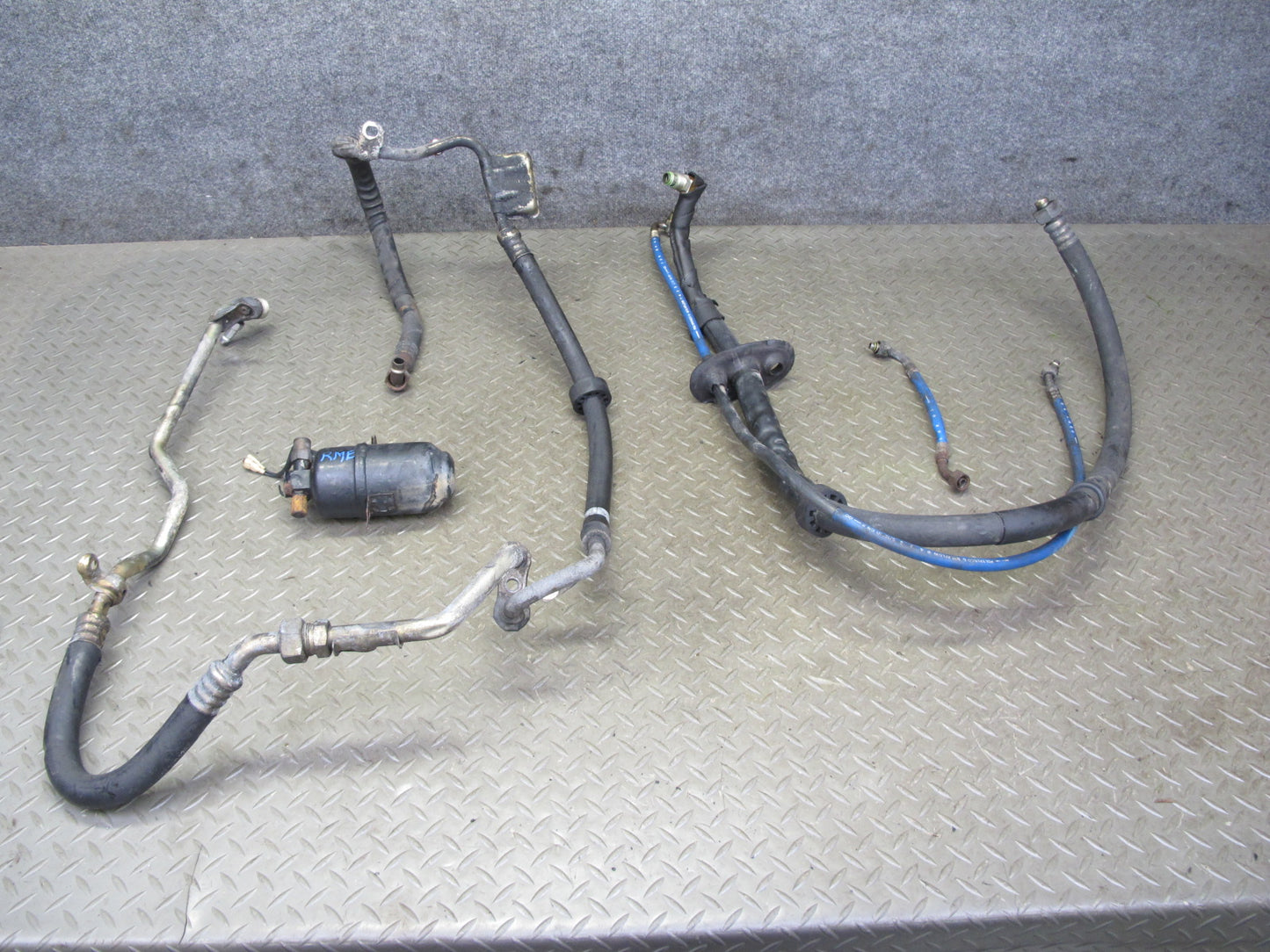 82-85 Mercedes W123 300D A/C Air Condition Hose Pipe Line Dryer Set OEM
