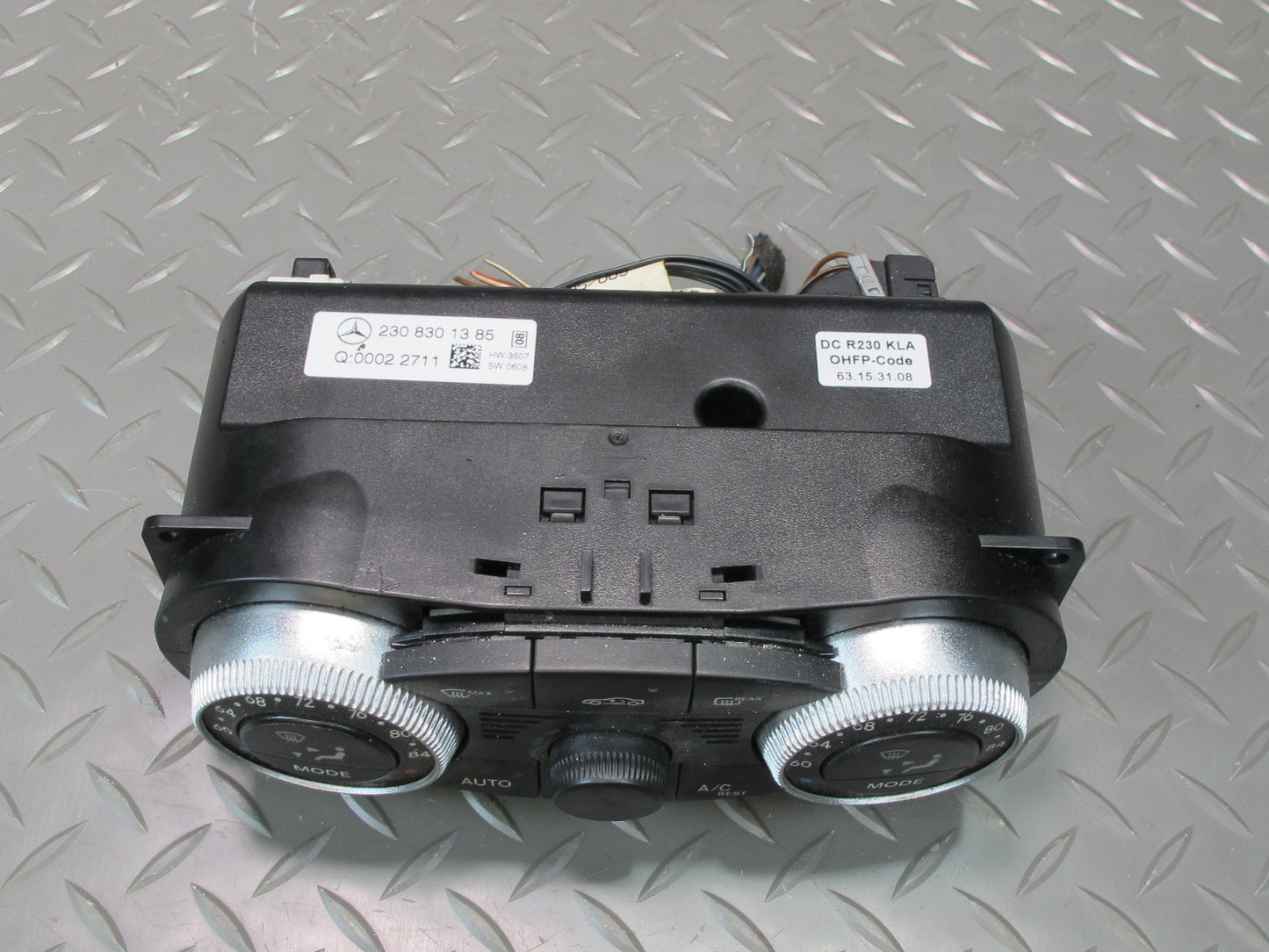 03-12 Mercedes R230 Sl-class A/C Heater Climate Control Switch 2308301385 OEM