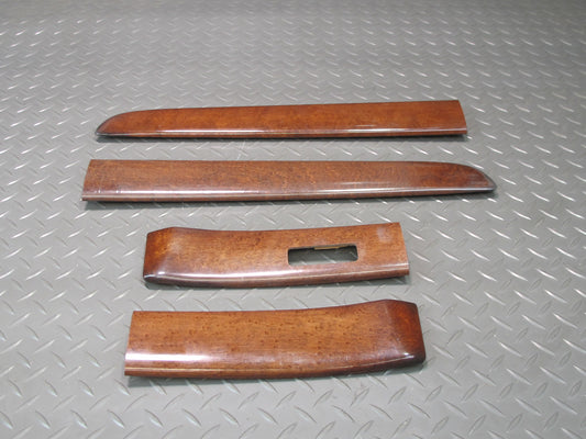 92-94 Lexus UZZ30L SC300 SC400 Set of 4 Left & Right Door Wood Trim Panel OEM