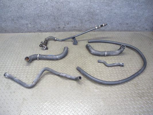 82-85 Mercedes W123 300D M617 617.952 Hvac Solenoid & Cooling Hose Pipe Set OEM