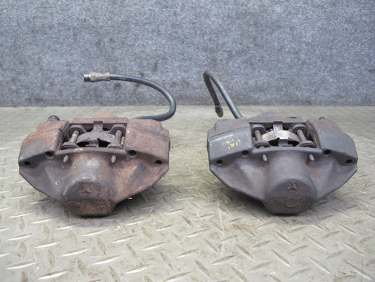 75-85 Mercedes W123 300D Set of 2 Rear Left & Right Brake Caliper w Hose OEM