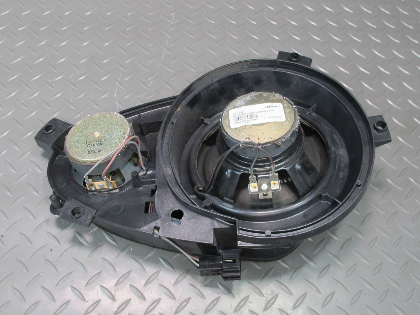 03-08 Mercedes R230 Sl-class Set of 2 Left & Right Door Bose Audio Speaker OEM