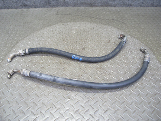 81-85 Mercedes W123 300D Set of 2 Power Steering Hose Pipe Line OEM