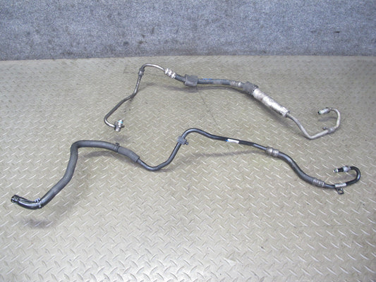 2011-2018 Porsche Cayenne 958 4.8L Power Steering Hose Pipe Line Set of 2