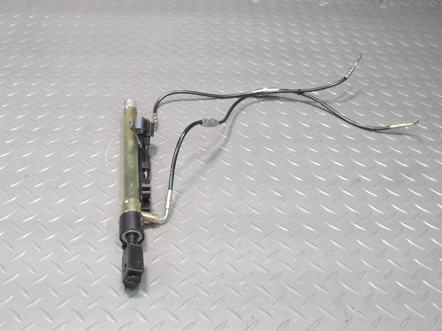 03-12 Mercedes R230 SL Convertible Left Trunk Lid Drive Cylinder Support OEM