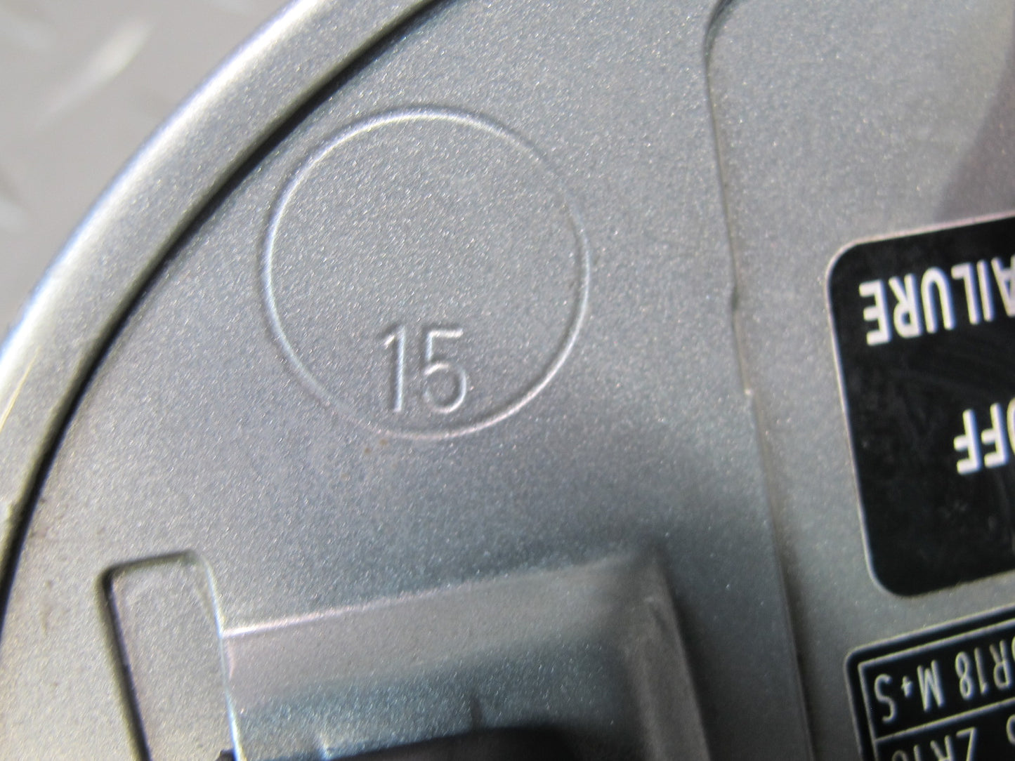 1997-2004 Porsche Boxster 986 Fuel Gas Tank Filler Door Cover Silver