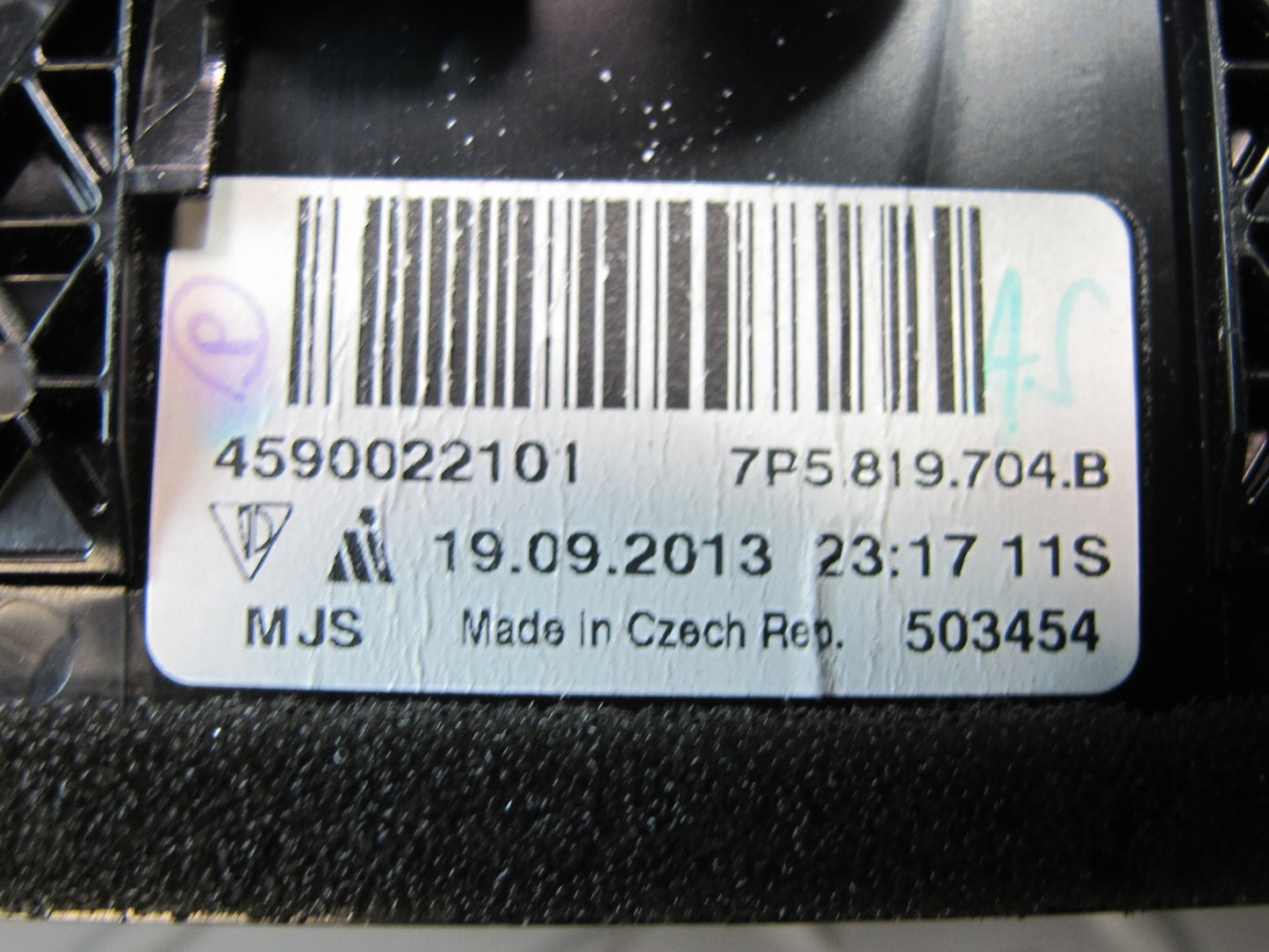 2011-2018 Porsche Cayenne 958 Front Right Side Dash A/C Heater Air Vent Grille