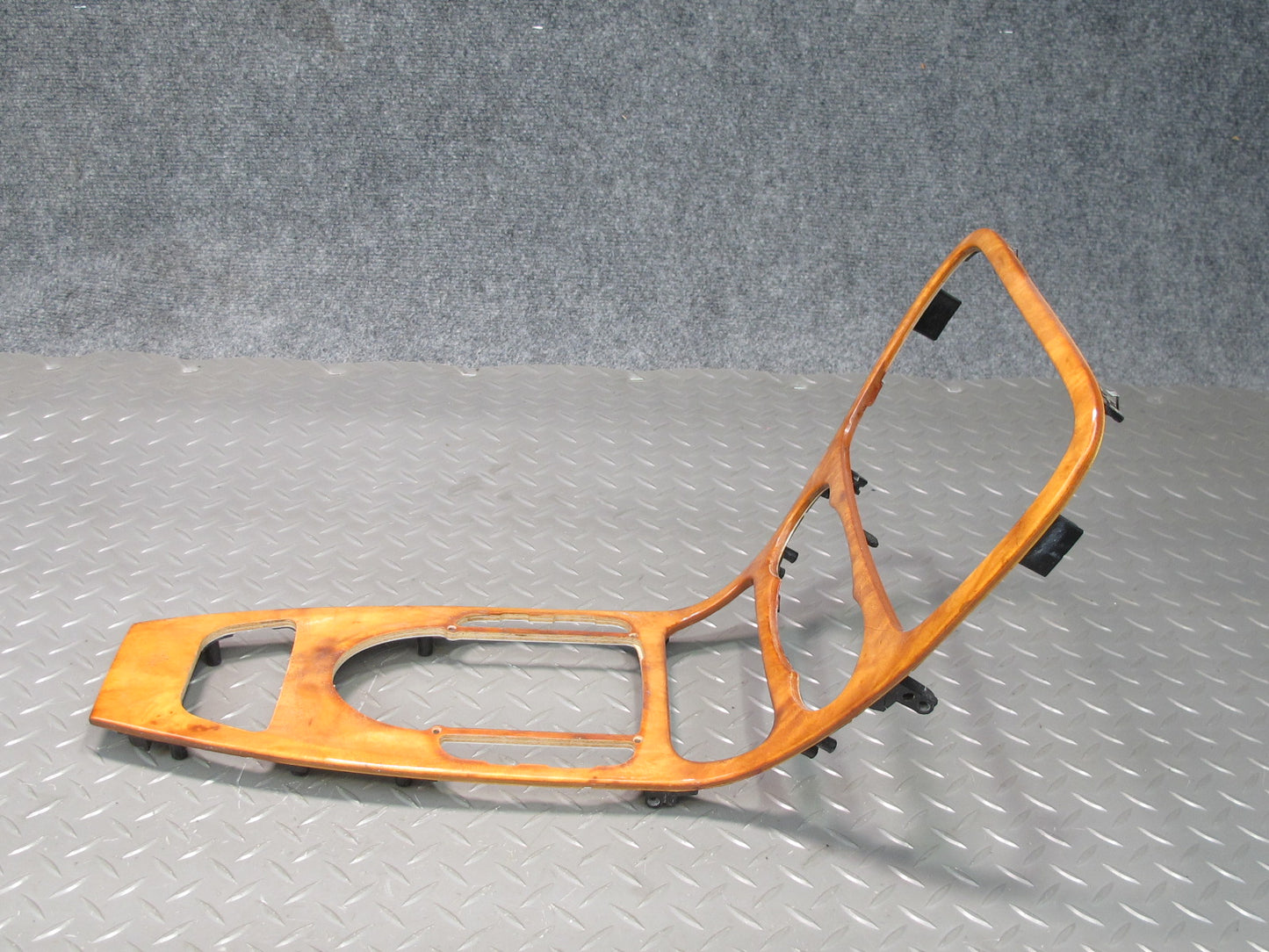 03-04 Mercedes R230 SL600 Dash Center Console Door Wood Trim Bezel Panel Set OEM