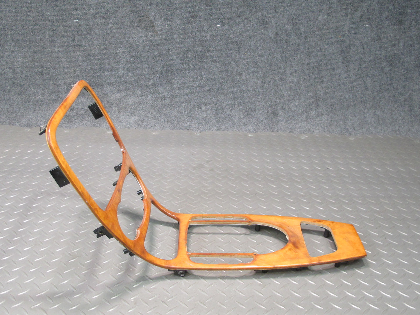 03-04 Mercedes R230 SL600 Dash Center Console Door Wood Trim Bezel Panel Set OEM