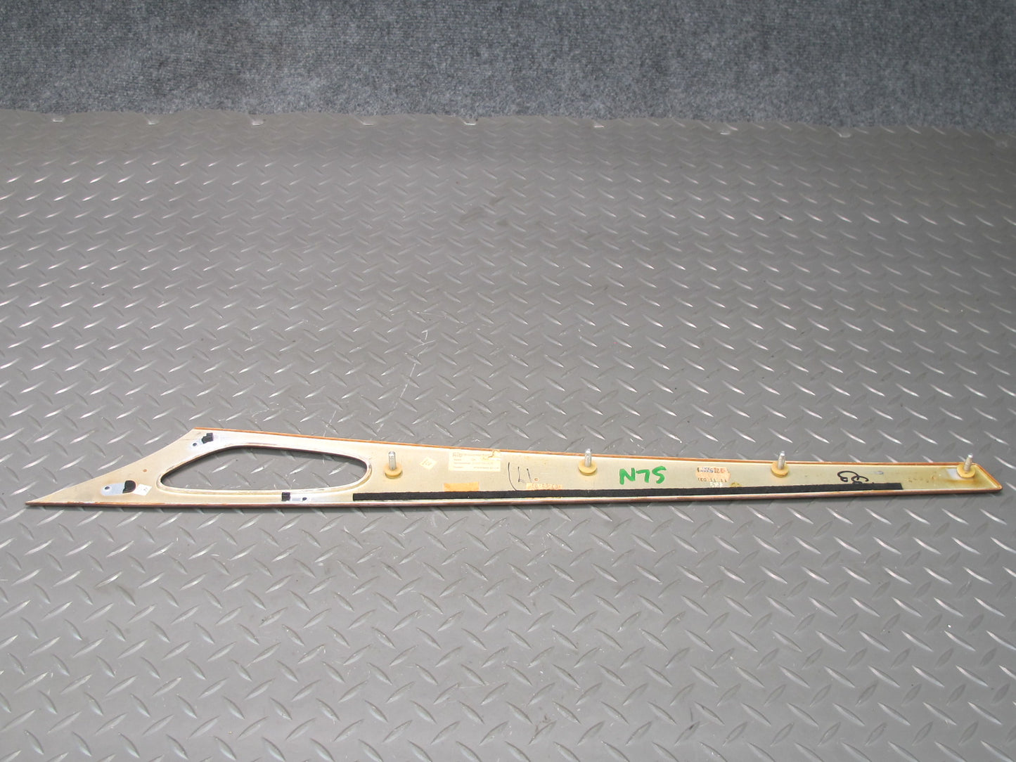 03-04 Mercedes R230 SL600 Dash Center Console Door Wood Trim Bezel Panel Set OEM