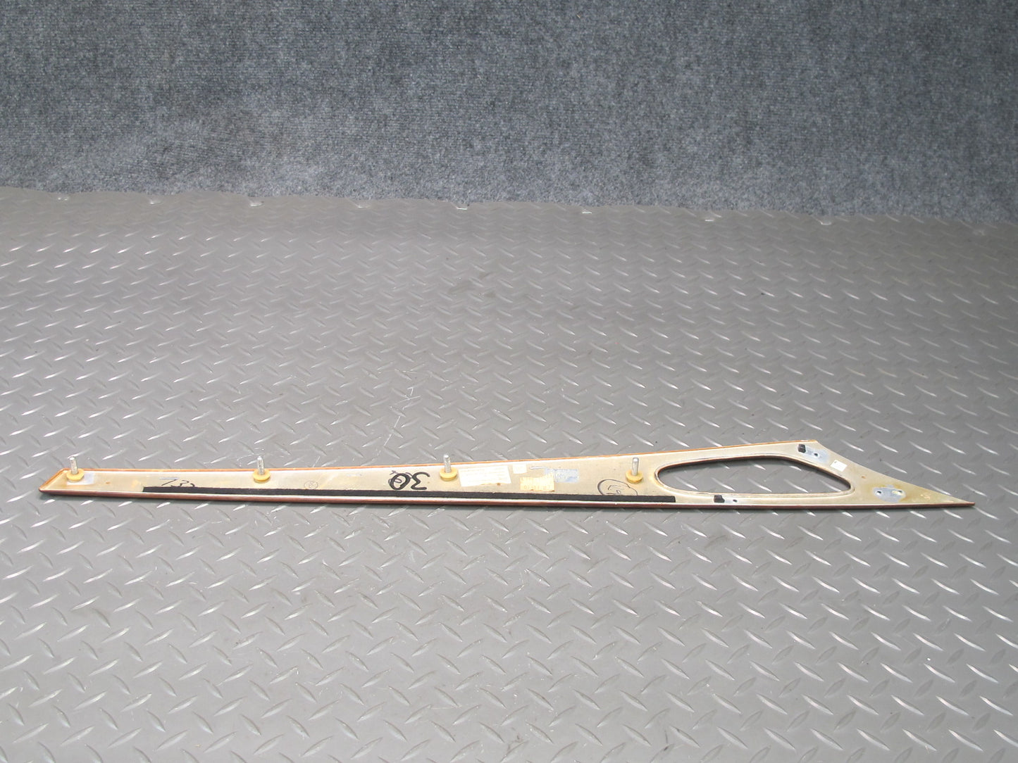 03-04 Mercedes R230 SL600 Dash Center Console Door Wood Trim Bezel Panel Set OEM