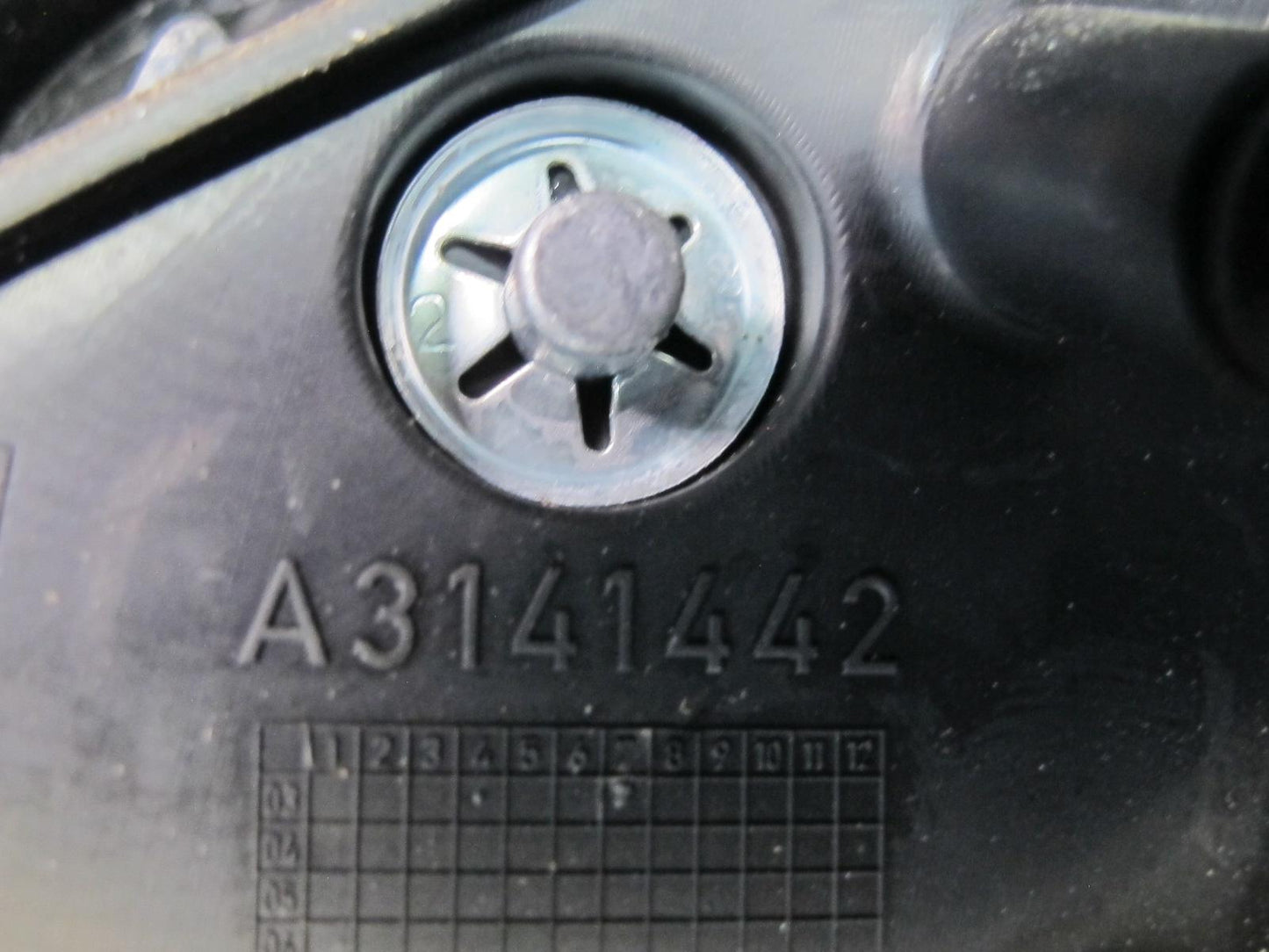 03-08 Mercedes R230 Sl-class Right Door Side View Power Heated Mirror OEM