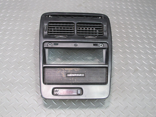 90-91 Nissan Z32 300ZX Coupe Dash Center Radio Trim Panel w Air Vent & Clock OEM