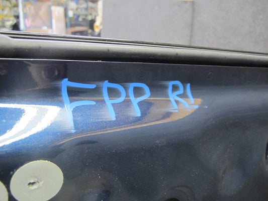 17-23 Porsche Panamera 971 Rear Left Door Shell Panel Night Blue Metallic