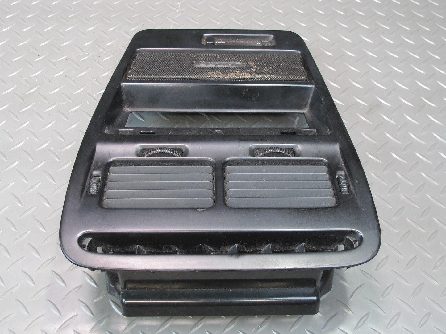 90-91 Nissan Z32 300ZX Coupe Dash Center Radio Trim Panel w Air Vent & Clock OEM