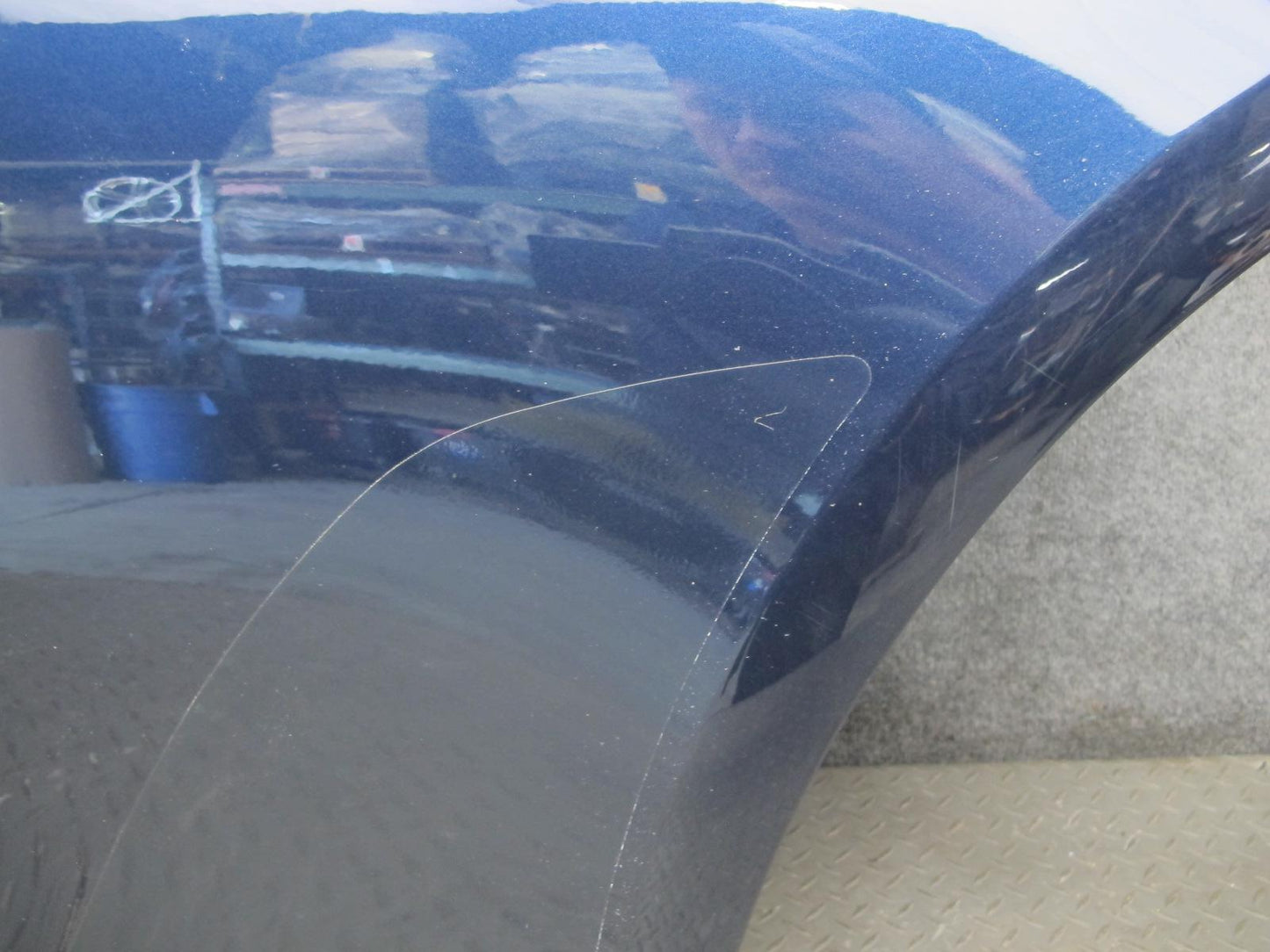 17-23 Porsche Panamera 971 Rear Left Door Shell Panel Night Blue Metallic