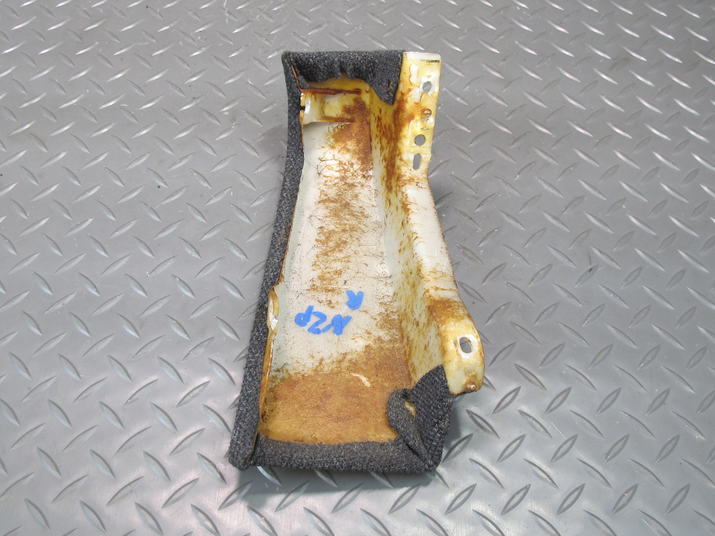 90-93 Nissan Z32 300ZX Dash Front Right Finish Trim Cover Panel Cloth Gray OEM