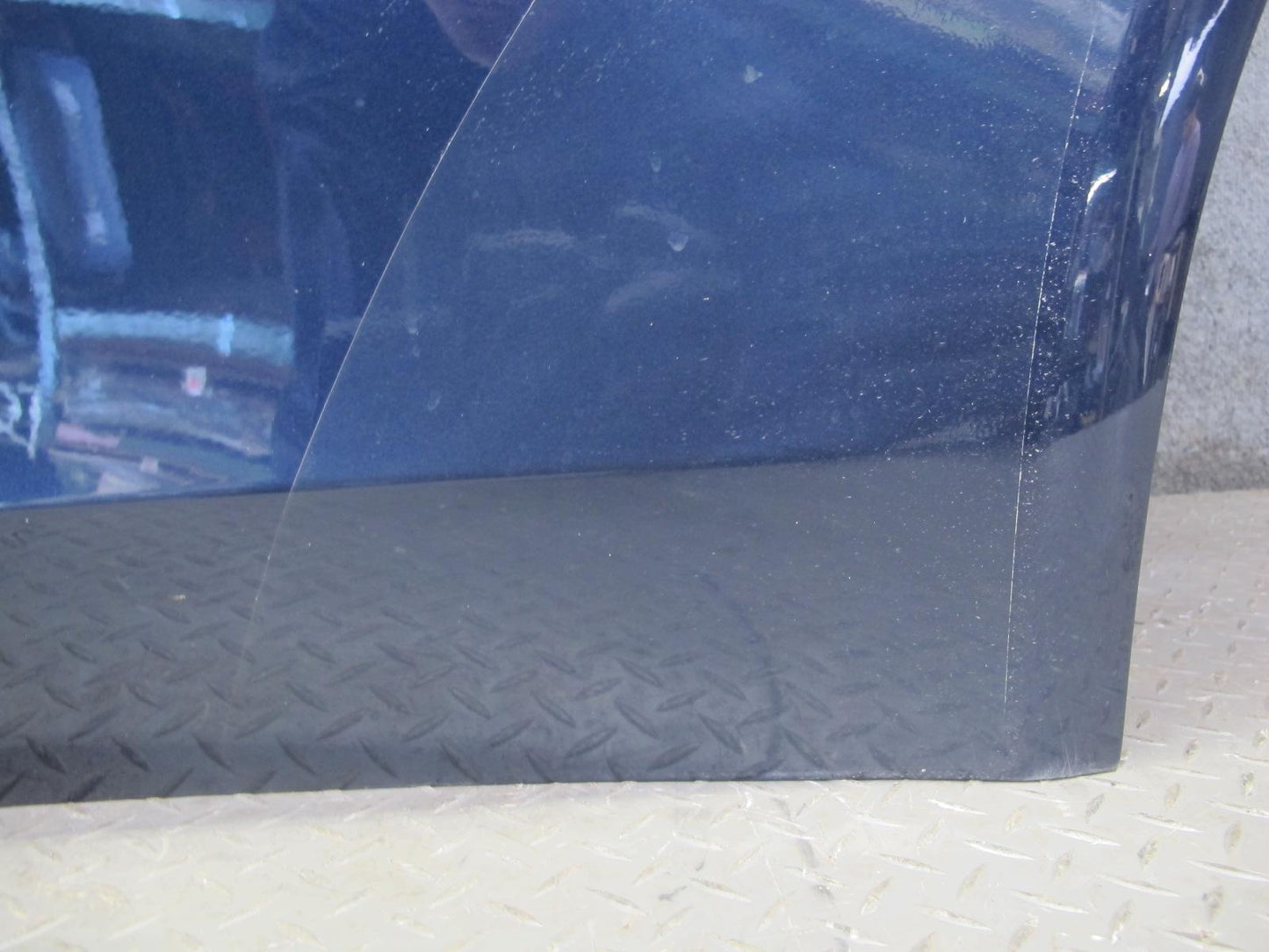 17-23 Porsche Panamera 971 Rear Left Door Shell Panel Night Blue Metallic