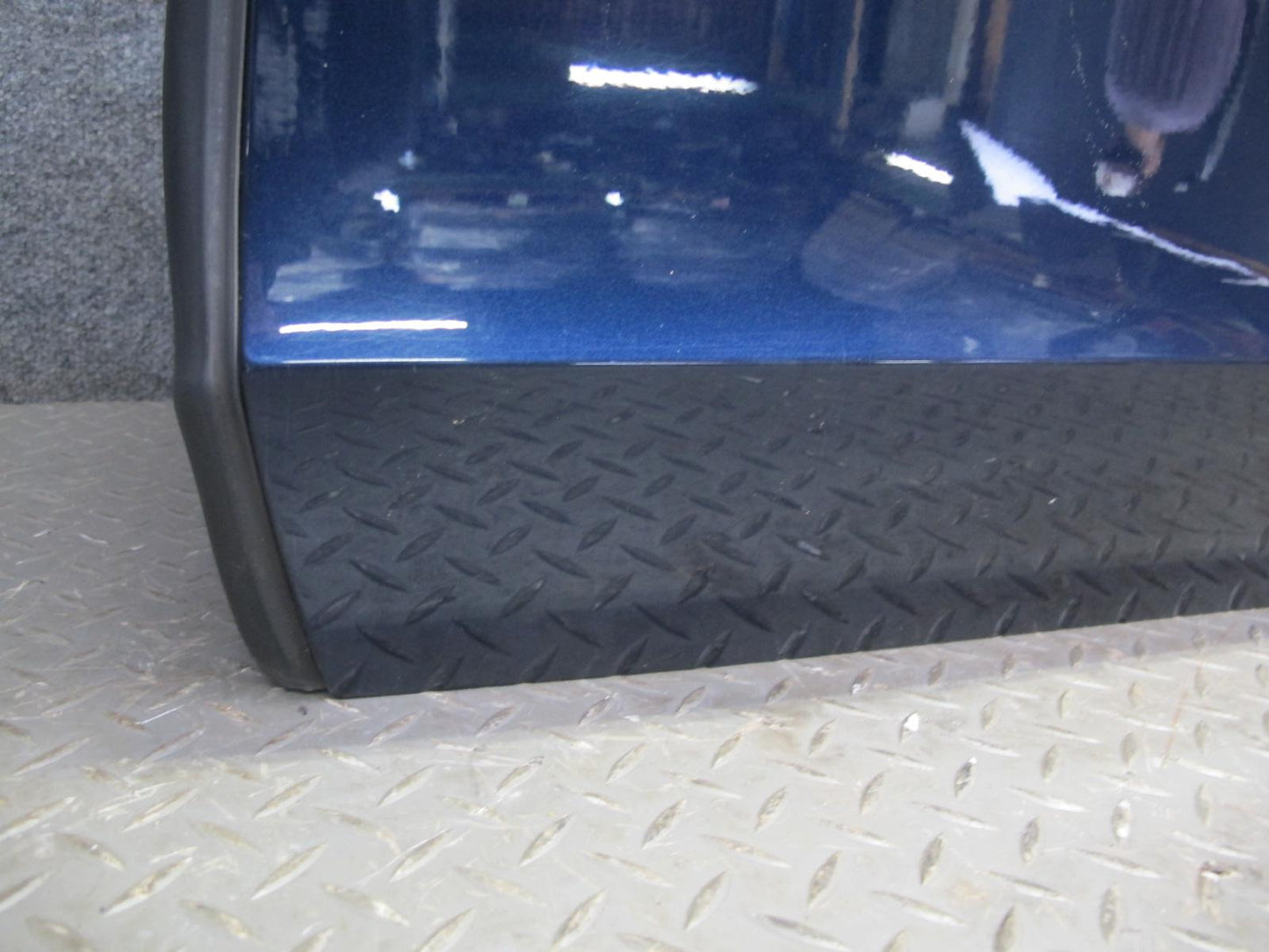 17-23 Porsche Panamera 971 Rear Left Door Shell Panel Night Blue Metallic